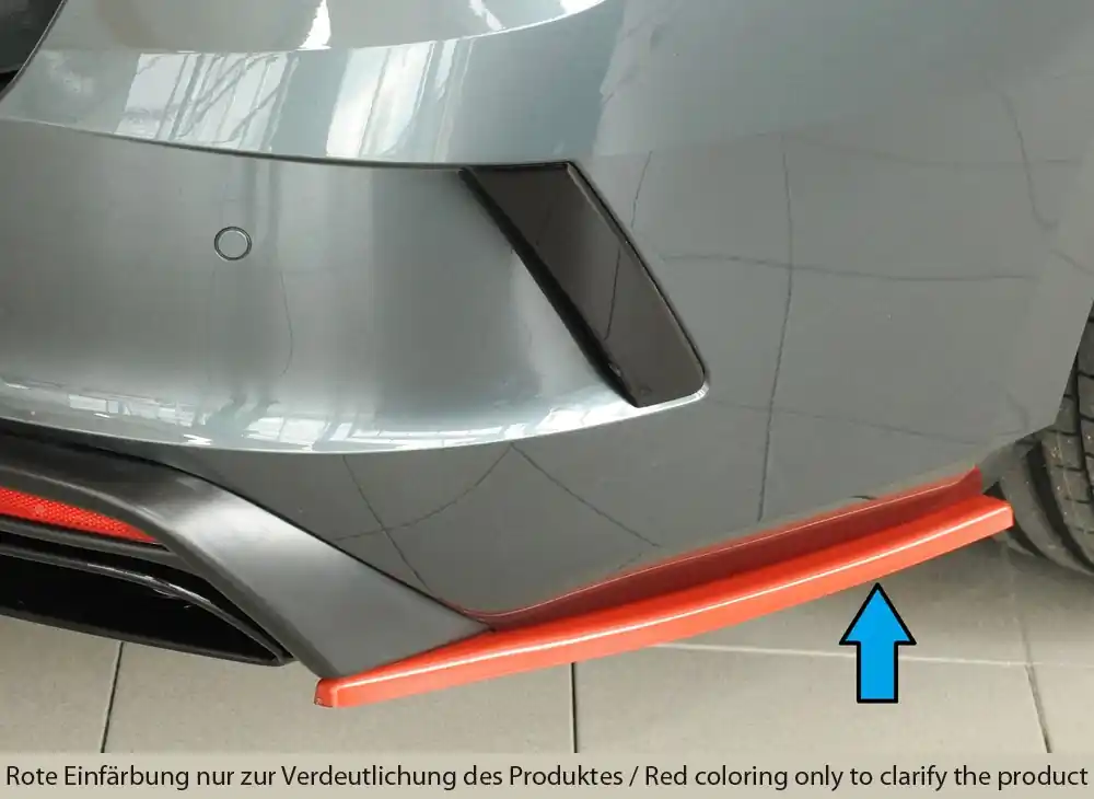 Super Cena Rieger spoiler pod zadní nárazník na pravé straně pro Škoda Octavia RS NX combi r.v. 07/20-, plast ABS bez povrchové úpravy