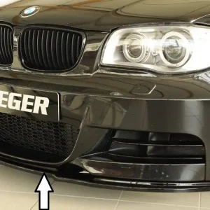 Cenově Výhodný Rieger lipa pod přední nárazník pro BMW řada 1 E82, E88 kabriolet, kupé, 10/07-, plast ABS lakovaný do černé lesklé barvy