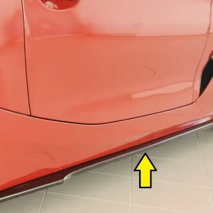 Rieger spoiler pod boční práh mont. strana pravá pro BMW Z4 G29, G4Z roadster, 03/19-, plast ABS lakovaný do černé lesklé barvy Horká Nabídka