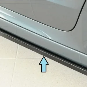 Rieger spoiler pod boční práh mont. strana levá pro Škoda Octavia NX combi, 11/19-, plast ABS lakovaný do černé lesklé barvy Akční Nabídka