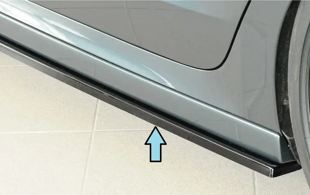 Rieger spoiler pod boční práh mont. strana levá pro Škoda Octavia NX combi, 11/19-, plast ABS lakovaný do černé lesklé barvy Akční Nabídka