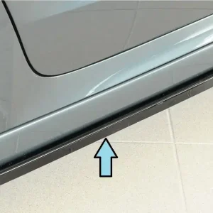 Rieger spoiler pod boční práh mont. strana pravá pro Škoda Octavia RS NX combi, 07/20-, plast ABS lakovaný do černé lesklé barvy Novinka