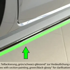 Rieger spoiler pod boční práh mont. strana pravá pro Volkswagen Polo AW 5-dvéř., 06/21-, plast ABS lakovaný do černé lesklé barvy Expresní Doručení