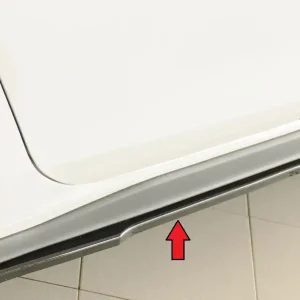 Nejlepší Cena Rieger spoiler pod boční práh mont. strana pravá pro Volkswagen Golf 8 GTI Clubsport 5-dvéř., 10/20-, plast ABS lakovaný do černé lesklé barvy