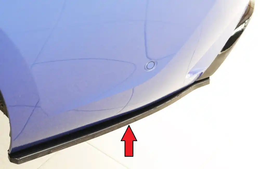 Expresní Doručení Rieger spoiler pod zadní nárazník na levé straně pro BMW řada 3 G20 sedan r.v. 03/19-, plast ABS lakovaný do černé lesklé barvy