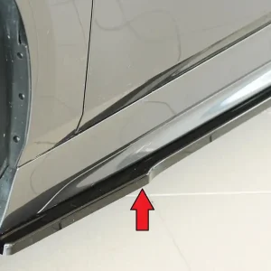 Rieger spoiler pod boční práh mont. strana levá pro BMW řada 1 F40 hatchback / 4-dr., 07/19-, plast ABS lakovaný do černé lesklé barvy Nejprodávanější