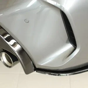 Časově Omezené Rieger spoiler pod zadní nárazník na pravé straně pro BMW řada 1 F40 hatchback / 4-dr. r.v. 07/19-, plast ABS lakovaný do černé lesklé barvy