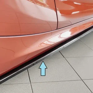 Rieger spoiler pod boční práh mont. strana pravá pro BMW řada 1 F21 sedan / 2-dvéř., 09/12-03/2015, plast ABS lakovaný do černé lesklé barvy Pouze Dnes