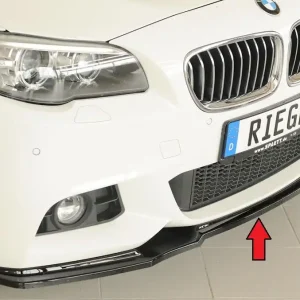 Vrácení Zdarma Rieger lipa pod přední nárazník pro BMW řada 5 F11 touring, 09/10-06/13, plast ABS lakovaný do černé lesklé barvy