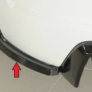 Cenově Výhodný Rieger spoiler pod zadní nárazník na levé straně pro Audi TT RS 8J, 8J1-FV, 8S roadster r.v. 05/16-08/18, plast ABS lakovaný do černé lesklé barvy