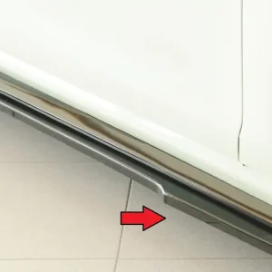 Výhodná Nabídka Rieger spoiler pod boční práh mont. strana pravá pro Volkswagen Golf 7 R-Line 3-dvéř., 02/17-, plast ABS lakovaný do černé lesklé barvy