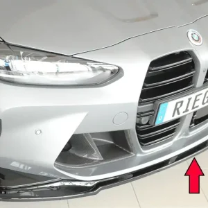 Kup Teď Rieger lipa pod přední nárazník pro BMW řada 3 G81 M3 touring, 07/22-, plast ABS lakovaný do černé lesklé barvy