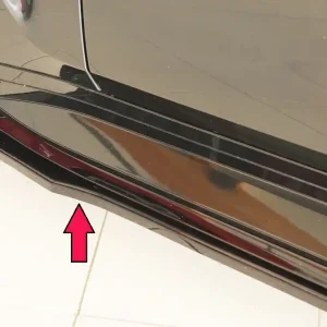 Ihned K Objednání Rieger spoiler pod boční práh mont. strana levá pro BMW řada 4 G83 M4 kabriolet, 06/21-, plast ABS lakovaný do černé lesklé barvy