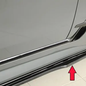Levný Rieger spoiler pod boční práh mont. strana pro BMW i4 M G26 gran coupe (5-dvéř.), 11/21-, plast ABS lakovaný do černé lesklé barvy, pravá strana