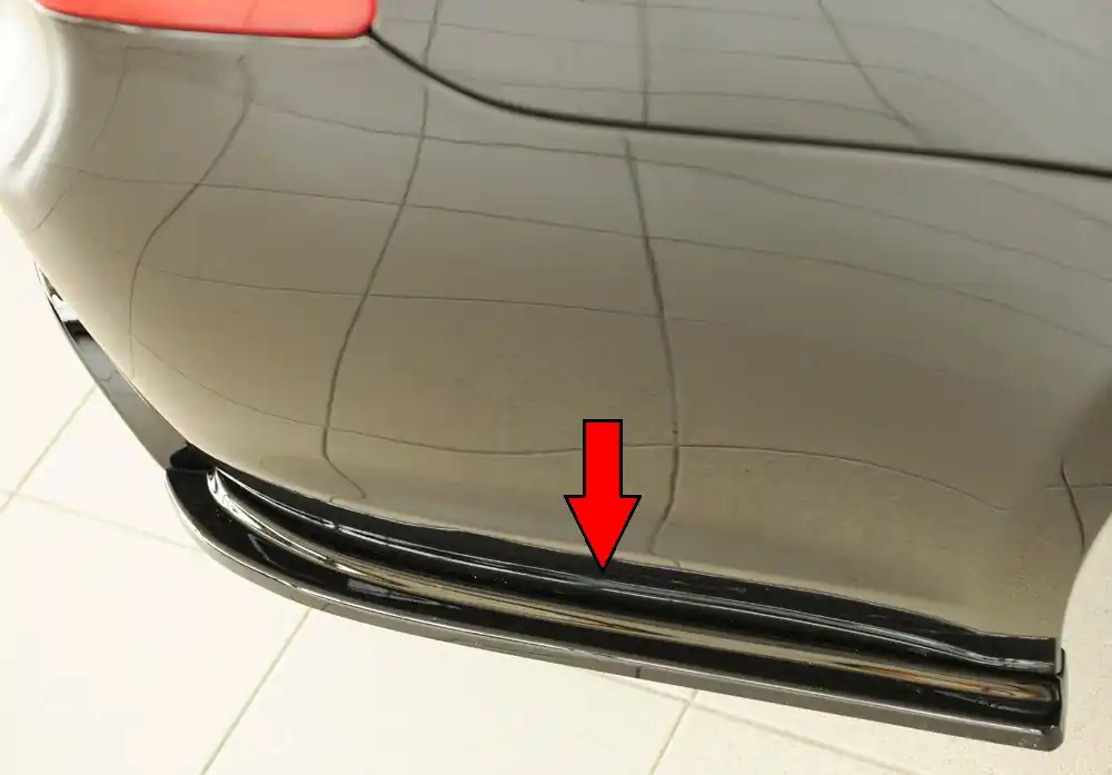 Rieger spoiler pod zadní nárazník na pravé straně pro BMW řada 3 E91 touring r.v. 09/08-, plast ABS lakovaný do černé lesklé barvy Ihned K Objednání
