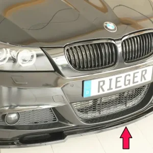 Rieger lipa pod přední nárazník pro BMW řada 3 E91 touring, 09/08-, plast ABS lakovaný do černé lesklé barvy Cenově Výhodný