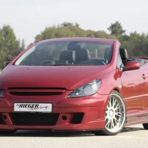 Rieger boční práh mont. strana pravá pro Peugeot 307 convertible CC, sedan vč. faceliftu, r.v. 04/01-04/05, 05-05-, plast ABS s povrchovou úpravou Carbon-Look, s prolisem, s prolisem a dvěma výřezy Rychlé Dodání