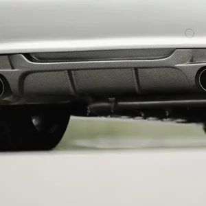 Nejlepší Volba Rieger vložka zadního nárazníku pro BMW řada 3 E46 kabriolet, kupé, sedan vč. faceliftu, plast ABS s povrchovou úpravou Carbon-Look