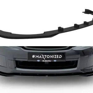 Subaru Impreza WRX STi Mk3 Facelift, "Street Pro" spoiler pod přední nárazník s křidélky, Maxton design Zlevněný