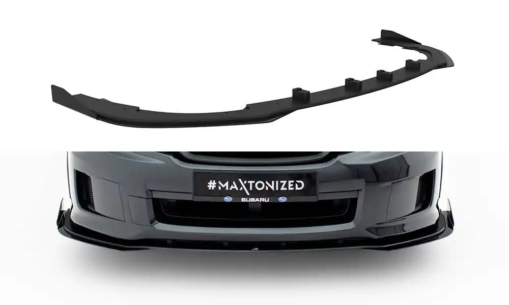 Subaru Impreza WRX STi Mk3 Facelift, "Street Pro" spoiler pod přední nárazník s křidélky, Maxton design Zlevněný