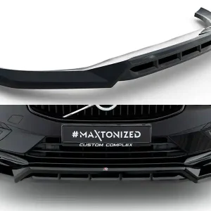 Vysoce Kvalitní Volvo XC60 Mk 2, spoiler pod přední nárazník, Maxton design