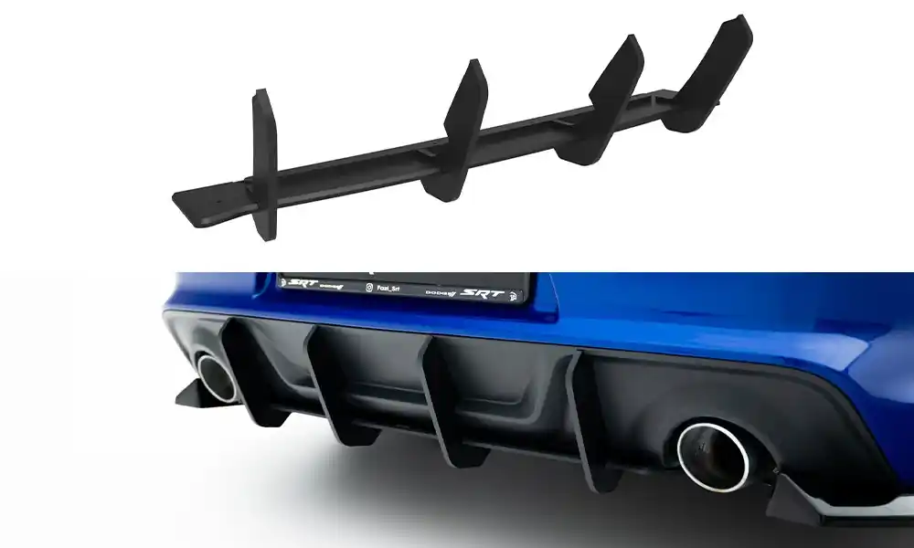 Dodge Charger Mk3 Facelift RT Scat Pack Widebody, "Street Pro" difuzor zadního nárazníku, Maxton design Cenový Hit