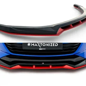 Tovární Cena Subaru BRZ Mk2, spoiler pod přední nárazník ver.2 s červenou spodní částí, Maxton design