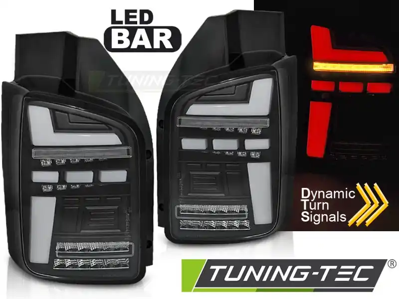 Cenově Výhodný Volkswagen T6 2015-2019 - zadní LED BAR SEQ světla černá