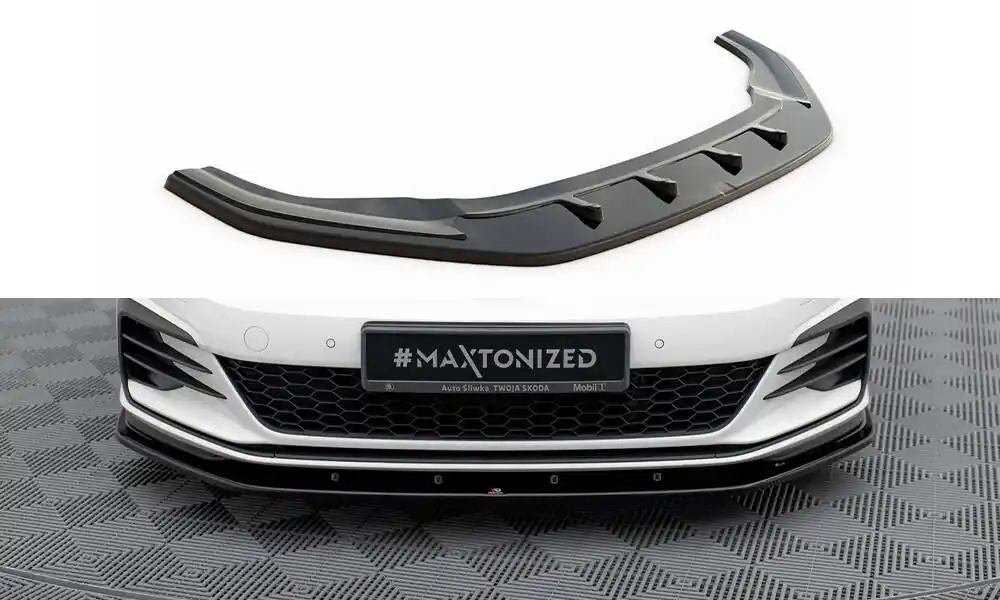 Volkswagen Golf GTI Mk7 FL, spoiler pod přední nárazník, Maxton design Aktuální