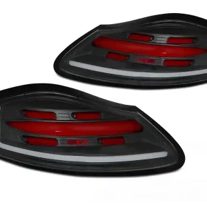 PORSCHE BOXSTER 986 96-04 - zadní LED BAR světla černo-červená SEQ s dynamickým blinkrem Must-Have