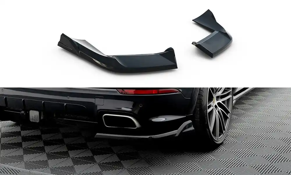 Ihned K Objednání Porsche Cayenne Mk3 Sport Design, boční difuzory pod zadní nárazník, Maxton Design