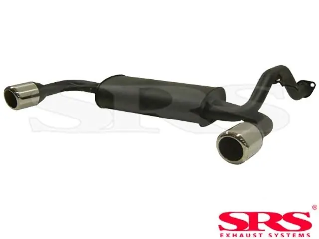Honda Civic 1987-1991 3 dveř. hatchback 1.4 GL/GLX (D14A1 - EC9) Koncový díl výfuku Steel Dual SRS exhaust systems Autentický