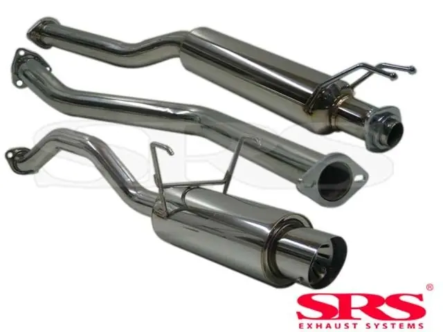 Honda Civic 2001-2003 2 dveř. coupe 1.7i LS (D17A8 - EM2) Výfukový systém Catback nerezová ocel G55 SRS exhaust systems Oblíbený