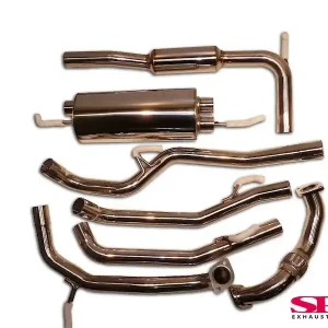 Objednat Nyní Honda Civic 2005-2008 5 dveř. hatchback 1.8i (R18A2 - FK2) Výfukový systém Catback nerezová ocel G60 SRS exhaust systems
