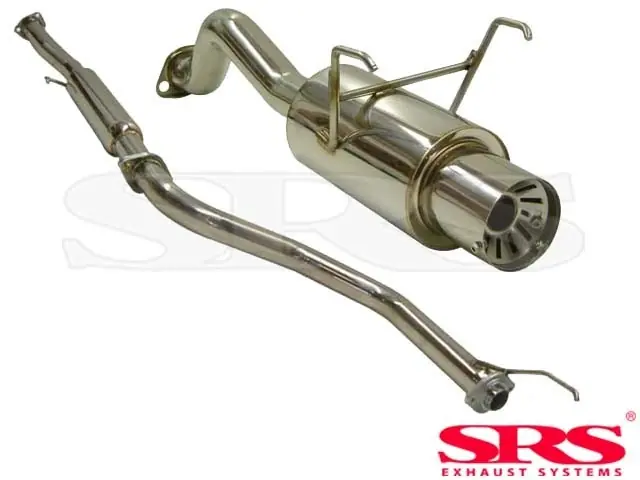 Značkový Honda Civic 1995-2001 3 dveř. hatchback 1.6i ES Výfukový systém Catback nerezová ocel G55 SRS exhaust systems