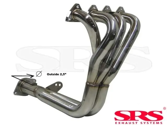 Honda Civic 1998-2001 5 dveř. aerodeck 1.8 VTi (B18C4 - MC2) 4-2-1 svody 2.5 nerezová ocel SRS exhaust systems Výprodej