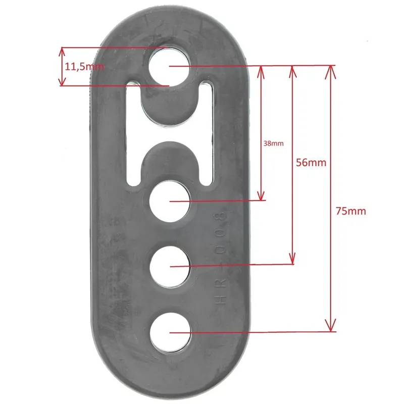 Cenově Výhodný Univerzální Silentblok výfuku Large SRS exhaust systems