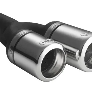 Expresní Doručení ULTER SPORT univerzální dvoukoncovka výfuku kulatá Ø80 s délkou 200 mm/180