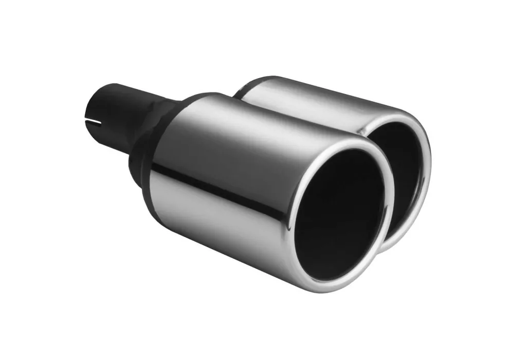Nízká Cena ULTER SPORT univerzální dvoukoncovka výfuku kulatá 2x Ø100x160mm s délkou 200 mm/180