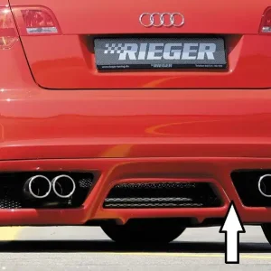 Koupit Online Rieger spoiler pod zadní nárazník pro Audi A3 8P 5-dvéř., Sportback před faceliftem r.v. 06/05-06/08, plast ABS bez povrchové úpravy