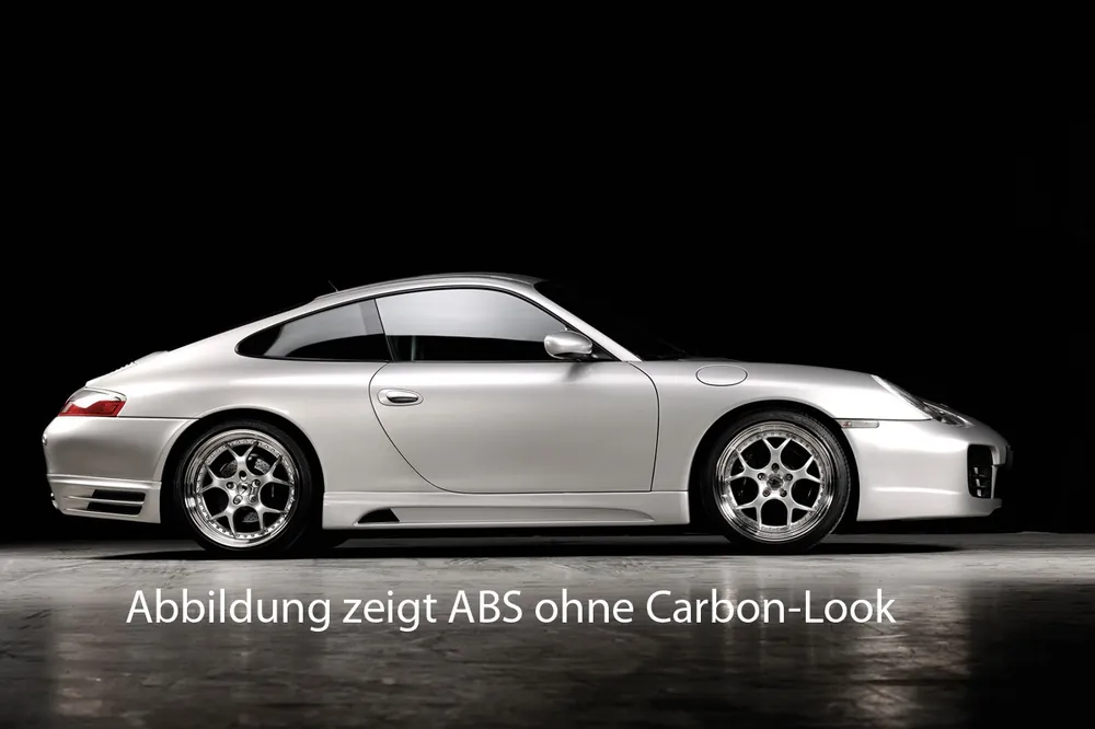 Přímo Od Výrobce Rieger boční práh mont. strana levá pro Porsche 911 Typ 996 kabriolet, kupé, r.v. 09/97-08/05, plast ABS bez povrchové úpravy, s prolisem a výřezem