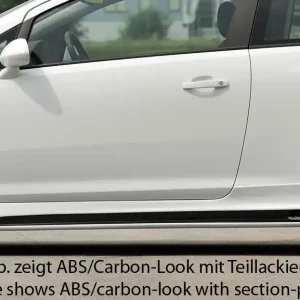 Nakupujte Hned Rieger boční práh mont. strana levá pro Opel Corsa D 3-dvéř. vč. faceliftu, r.v. 01/11-, 07/06-12/10, plast ABS bez povrchové úpravy, s prolisem a výřezem