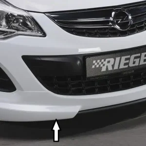 Rieger spoiler pod přední nárazník pro Opel Corsa D 3-dvéř., 5-dvéř. po faceliftu, r.v. 01/11-, plast ABS bez povrchové úpravy, bez žebrování Levný