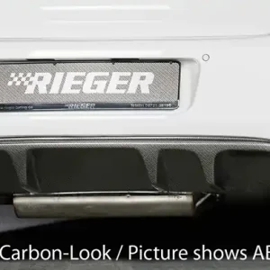 Zlevněný Rieger vložka zadního nárazníku (GBL-59510) pro Volkswagen Golf 6 3-dvéř., 5-dvéř., plast ABS lakovan?? do černé lesklé barvy