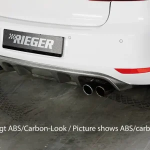 Nejlepší Cena Rieger vložka zadního nárazníku (GBL-59511) pro Volkswagen Golf 6 3-dvéř., 5-dvéř., plast ABS lakovaný do černé lesklé barvy