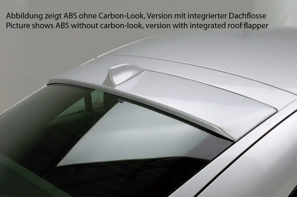 Autentický Rieger patka na zadní okno pro Audi TT 8N kupé, plast ABS s povrchovou úpravou Carbon-Look