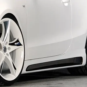 Rieger boční práh mont. strana levá pro Audi A5 S5 B8, B81 kabriolet, kupé vč. faceliftu, r.v. 06/07-07/11, 10/11-06/16, plast ABS s povrchovou úpravou Carbon-Look, s prolisem a výřezem Levný
