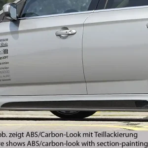 Akční Nabídka Rieger boční práh SG-Design mont. strana pravá pro Ford Mondeo BA7 combi, fastback, sedan vč. faceliftu, r.v. 03/07-09/10, 10/10-09/14, plast ABS s povrchovou úpravou Carbon-Look, s prolisem a výřezem
