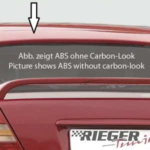 Rieger patka na zadní okno pro Mercedes třída C W202 sedan, plast ABS s povrchovou úpravou Carbon-Look Zlevněný