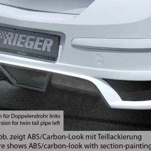 Rieger spoiler pod zadní nárazník pro Opel Astra H 5-dvéř., hatchback, notchback r.v. 03/04-, plast ABS s povrchovou úpravou Carbon-Look, pro koncovku vlevo Objednat Nyní